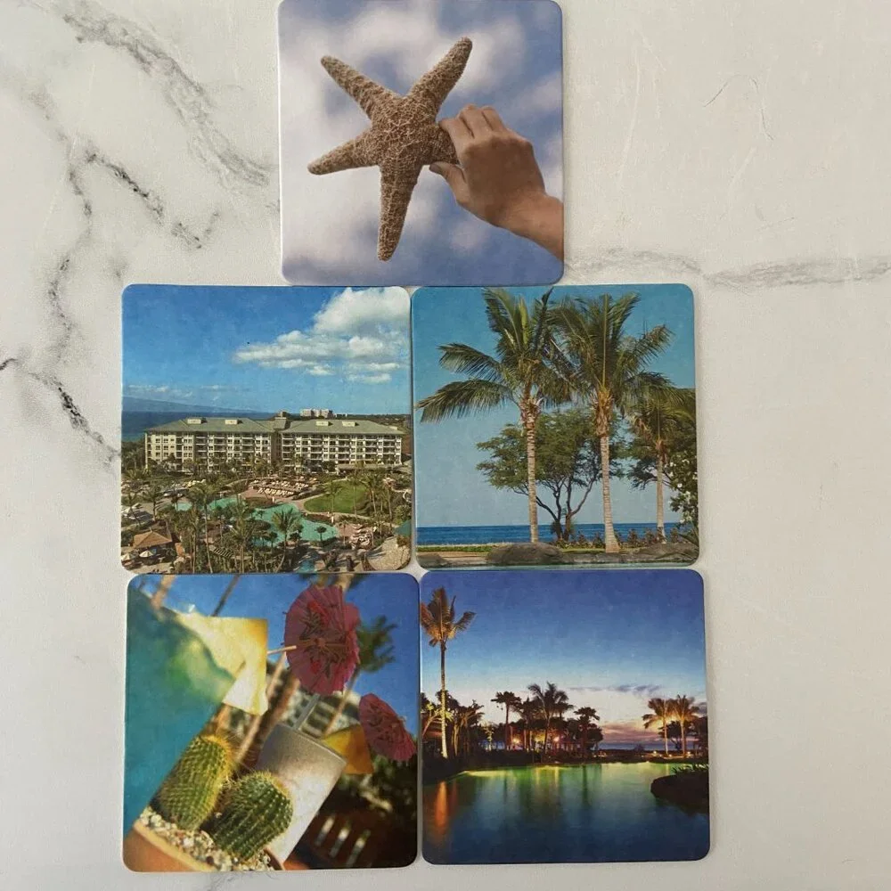 Hawaii Coasters, Boxed Set of 15, Ka'anapali